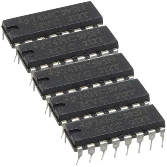 5pcs SN74HC595N 74HC595 74HC595N HC595 DIP 16 8 Bit Shift Register IC